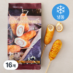 잇퀄리티 고품격 임실치즈 소세지 바사삭 핫도그 (냉동), 90g, 16개