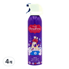 아이몽땅 유아용 거품목욕 놀이 바디클렌저 베리굿, 250ml, 4개