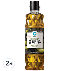 청정원 엑스트라버진 올리브유, 900ml, 2개