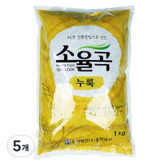 송학곡자 미국밀 누룩, 5개, 1kg