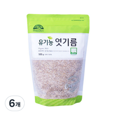 [오가닉스토리] 오가닉스토리 유기농 엿기름, 500g, 6개