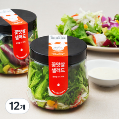 세끼판다 꽃맛살 샐러드, 180g, 12개