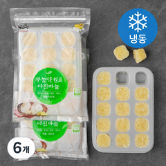 웰팜넷 무농약원료 다진마늘 (냉동), 180g, 6개