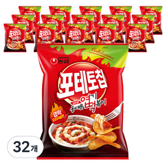 포테토칩 엽떡오리지널맛, 50g, 32개