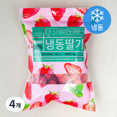 딜라잇가든 국산 딸기 (냉동), 1kg, 4개