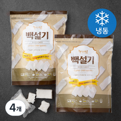착한떡 우유백설기 10p (냉동), 450g, 4개