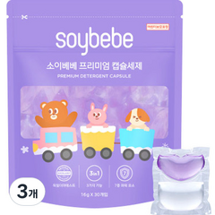 소이베베 프리미엄 캡슐세제 30p, 480g, 3개