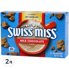 스위스미스 밀크 초콜렛 핫초코 믹스, 28g, 10개입, 2개