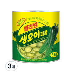 델리원 생 오이피클, 3kg, 3개