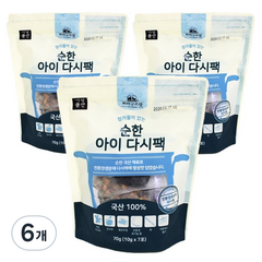 쁘띠구르망 순한 아이다시팩 70g, 6개