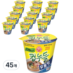 오뚜기 컵누들 우동맛 컵라면, 45개