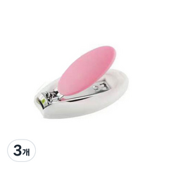 베러맘 유아용 튼튼한 손톱깎이, 핑크, 3개