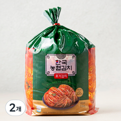 한국농협김치 포기김치, 2.5kg, 2개