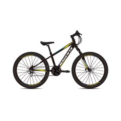 지오닉스 2021년형 마젠타22HD 시마노 21단 유압 디스크 브레이크 알로이 MTB 자전거, 블랙 + 옐로우 + 블루, 150cm