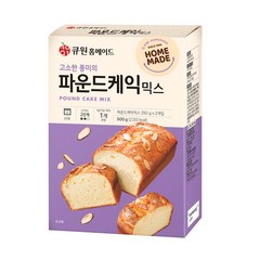 큐원 파운드 케익 믹스 2p, 500g, 1개