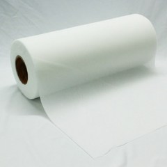 실크 접착 심지롤 21.5 x 1800 cm, 흰색, 1개