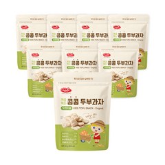 베베스트 처음먹는 콩콩 두부과자 20g, 오리지널, 8개