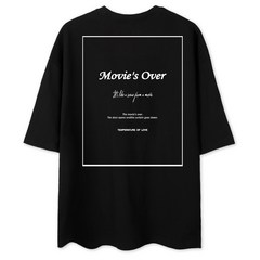 벤힛 MOVIES OVER 오버핏 반팔 티셔츠