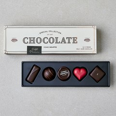 꼬모쎔쁘레 스페셜 컬렉션 초콜릿 5종 세트, 1개, 45g