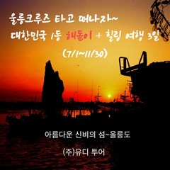 [울릉도] 신비의 섬 울릉도 해돋이+힐링 여행 3일