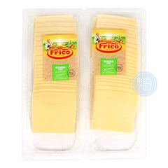 푸드올마켓_ 프리코 고다 치즈 슬라이스 1kg(500g x 2ea) /냉장, 1kg, 1개