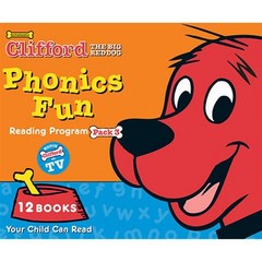 Clifford Phonics Fun Pack #3 : 12 Books Box Set (StoryPlus QR), Scholastic
