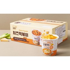 요뽀기 치즈 떡볶이 용기, 120g, 6개