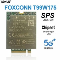 HP 퀄컴 X55 LTE + 5G 모듈 WWAN 탈리스커 GPS L83053-005 830 850 G8 X360 14 용 T99W175, 한개옵션0