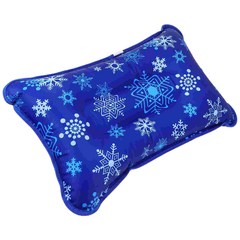 냉각 얼음 베개 방수 성인 방수 사무용품 여름 Colling 점심 휴식 의자 패드 실용, 진한 파란색, 1개