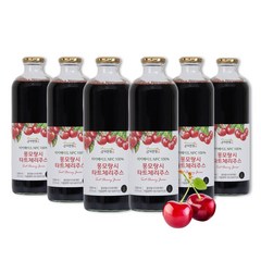 자연정 터키메이드 몽모랑시 타트체리주스 1000ml 6병, 6개