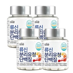 류신 타블렛 단백질 분리유청 60정, 4개