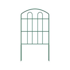 장식 정원 울타리 패널 꽃 침대 펜싱 장식 피켓 녹슬지 않는 파티오 울타리 문 레스토랑 외부 계단에 대한 금속, 녹색, 62cmx35cm, 철