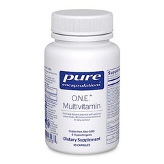 퓨어인캡슐레이션 ONE 멀티 비타민 메타 폴린 30캡슐 코큐텐 루테인, 30정, 1개
