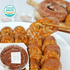 미진 김치순대 500g 국내산 야식 안주 분식 냉동