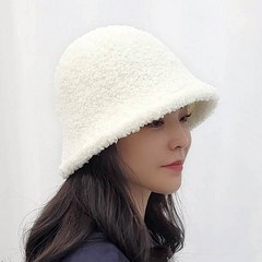 뽀글이 벙거지 버킷햇 겨울 부클 여성 모자