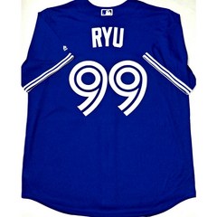 [세일] 마제스틱 토론토 블루제이스 류현진 쿨베이스 레플리카 저지 유니폼/ Majestic Toronto Blue Jays Hyun Jin Ryu Cool Base Jersey