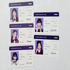 르세라핌 LE SEERAFIM 2023 시즌그리팅 공식 ID 포토카드 정품 버전4 - 멤버 한명, 사쿠라