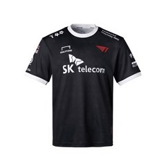 T1 팀 유니폼 이름 E-스포츠 게임 반팔 CSGO SKT 티셔츠