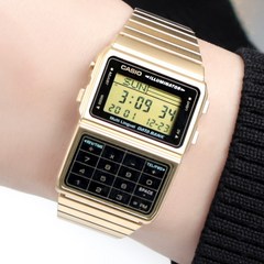 카시오 데이터뱅크 계산기 전자 디지털 손목시계