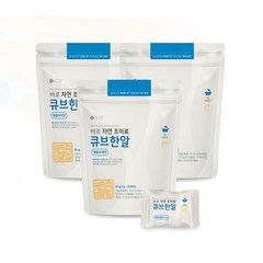 바로 자연 조미료 큐브 한알 해물야채맛 90g, 3팩