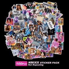 엔믹스 사진 포카 인형 스티커 400pcs 세트 NMIXX 앨범 Expergo 포스터 미니 붙이는 포토카드