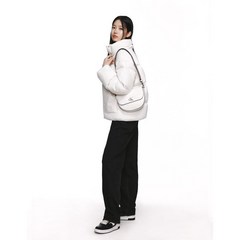 [국내매장정품] 캘빈클라인 진 여성 가방 여 화이트 CKJ 미니멀 모노그램 새들백 DH3439 114 (데일리 패션 백)