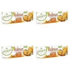(프랑스직배) 비송 퓨어 팜 버터 쿠키 간긱 100g 4팩 Bisson Pure palm butter 100g, 4개