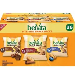 벨 비타 비스켓 버라이어티 팩 {대용량} 36개입x28g belVita Breakfast Biscuit Bites Variety Pack, 28g