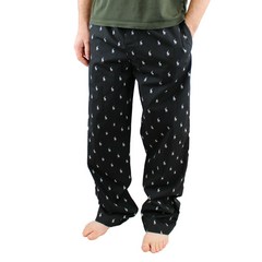 Ralph Lauren Men's Polo Pajama Pants R972 Classic Fit w/ Elastic Black/White 216200