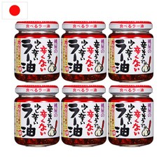 일본 모모야 라유 고추기름 약간 매운맛 110g, 6팩