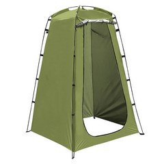 휴대용 야외 캠핑 샤워 텐트 목욕 커버 탈의실 모바일 화장실 낚시, [01] Army Green, 1개
