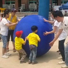 공굴리기 공 1.0M 1.5M 명랑운동회 체육대회 애드벌룬, A_공(내피), A06-공굴리기공1.5구파랑