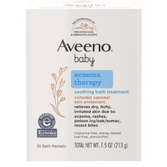 아비노 베이비 입욕제 Aveeno Baby Bath Treatment 10팩 213g, 10팩 213g 1박스, 10개