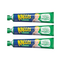 칼레스 kalles Vegan 비건 스프레드 150g 3개